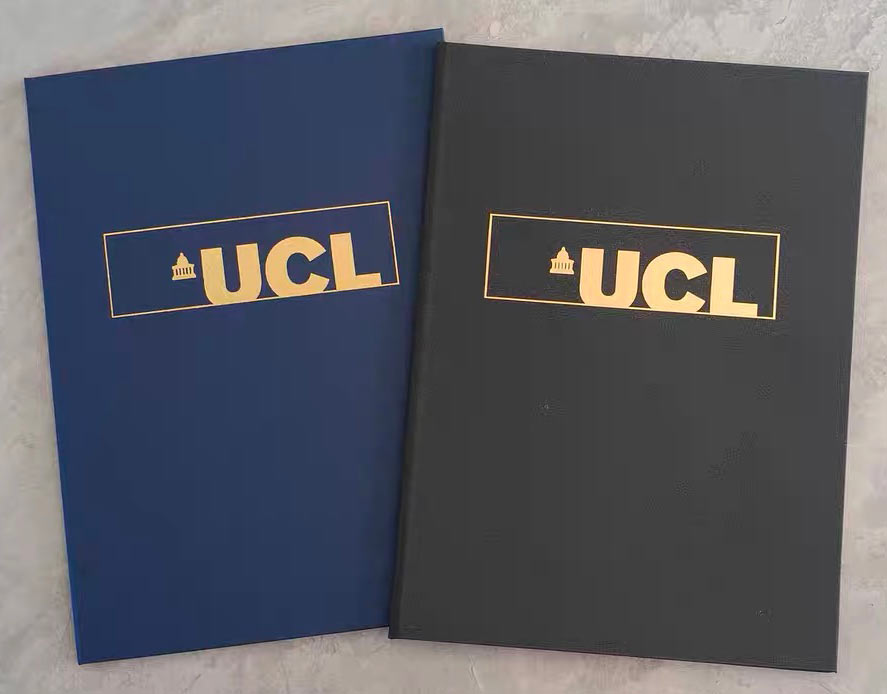 UCL Degree Certificate Folder